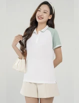 Áo thun có cổ ngắn tay nữ WPS020S4