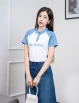 Trắng - xanh biển