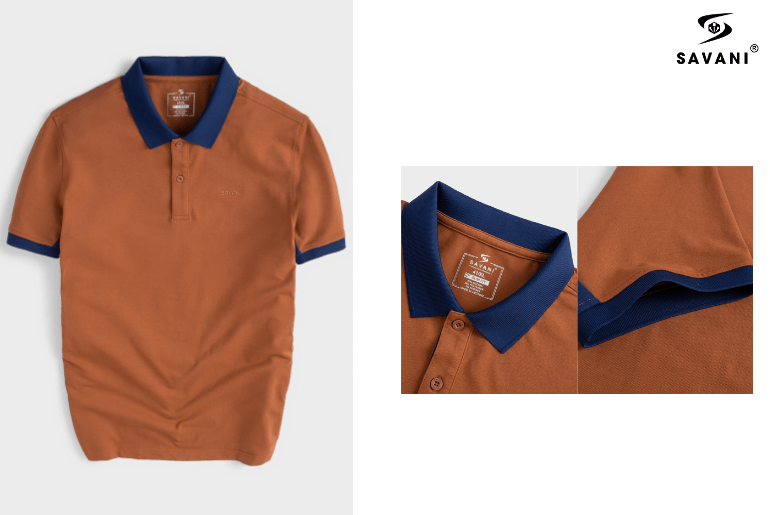 Áo polo với chất liệu cvc