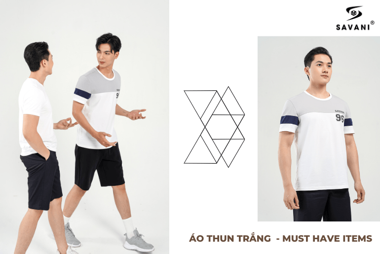Áo thun trắng là item không thể thiếu trong tủ đồ