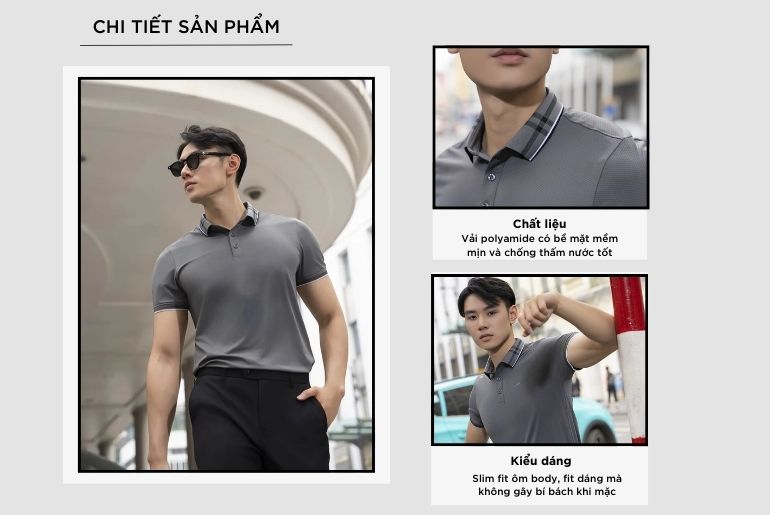 Chi tiết sản phẩm áo polo nam