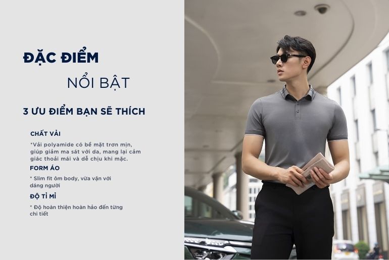 Đặc điểm của áo polo nam
