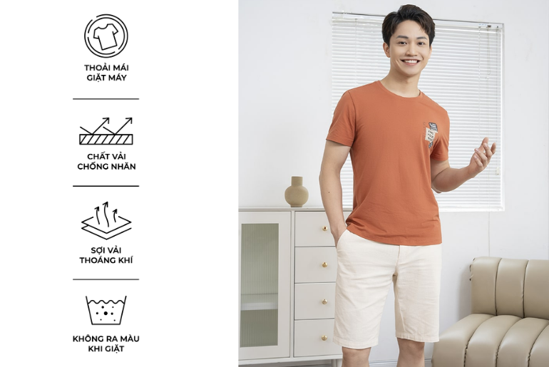 Các ưu điểm của áo phông nam